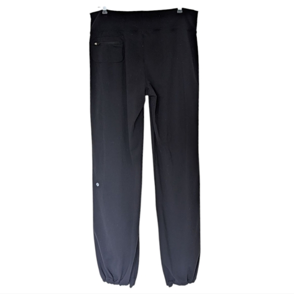 Lululemon Relaxed Fit Pant Women's 10 Black Athleisure High/Low Rise Rel: 12/15 - Picture 4 of 15